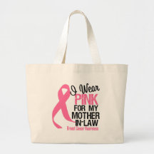 I Wear Pink For My Mother-in-Law Canvas Bag