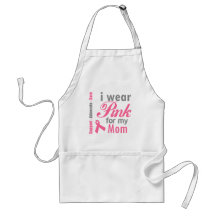 I Wear Pink For My Mum Apron