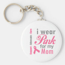 I Wear Pink For My Mum Keychains