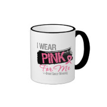 I Wear Pink Ribbon For Me - Breast Cancer Coffee Mug