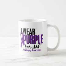 I Wear Purple For ME 10 Epilepsy Mugs