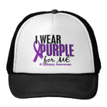 I Wear Purple For ME 10 Epilepsy Trucker Hat