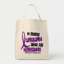 I Wear Purple For My Daughter 37 Epilepsy Bag