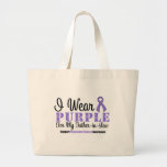 I Wear Purple For My Father-in-Law Canvas Bag