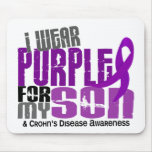 I Wear Purple For My Son 6 Crohn’s Disease Mousepads