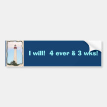 I will!  4 ever bumper sticker