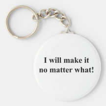 I will make it! black txt keychains