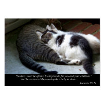 I Will Provide (Cat) Business or Calling Cards Business Card