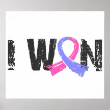 I Won Male Breast Cancer Print