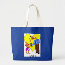 I Wub You! Tote Bags