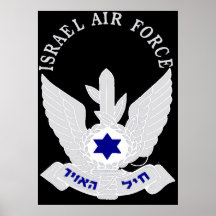 IAF Crest Dark Poster