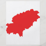 Ibiza countur icon flyer