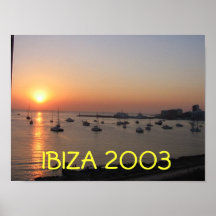 Ibiza Sunset Poster