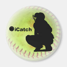 iCatch Fastpitch Softball Fridge Magnets