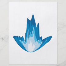 Ice Arrow Down Personalized Flyer