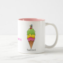 Ice Cream Cone Coffee Mug