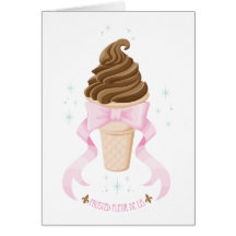 Ice Cream Dream - Chocolate Card