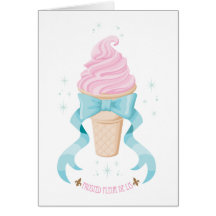 Ice Cream Dream - Strawberry Cards