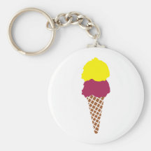 Ice cream key chain