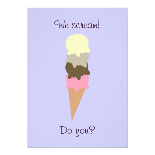 Ice Cream Love Invitation