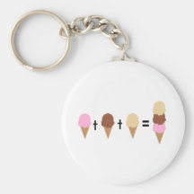 Ice Cream Math Key Chain