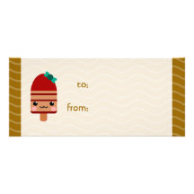 ice cream pink custom rack card