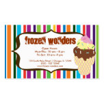 Ice Cream salon Business Card Templates