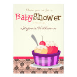 Ice Cream Sundae Baby Shower Invitation