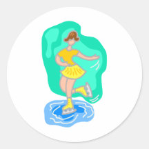 Ice Dancer Stickers