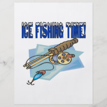Ice Fishing Time Flyers