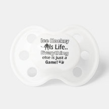 Ice hockey gift items pacifier