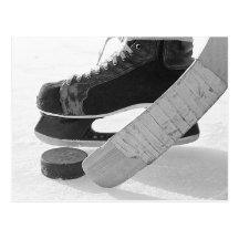 Ice Hockey Postcard