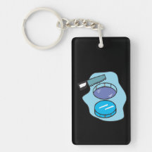 Ice Hole Acrylic Keychains