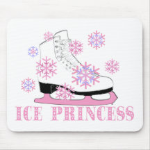 Ice Princess Skate Mouse Pads