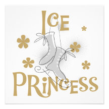 Ice Princess T-shirts and Gifts Personalized Invitation