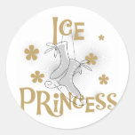 Ice Princess Tshirts and Gifts Round Stickers