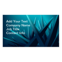 Ice Shards Business Card Templates
