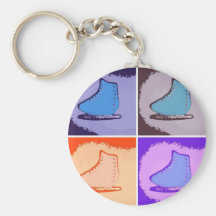 Ice Skates Key Chain