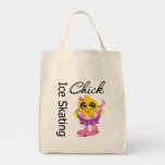 Ice Skating Chick Canvas Bag