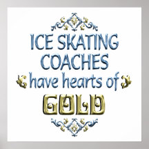 Ice Skating Coach Appreciation Posters