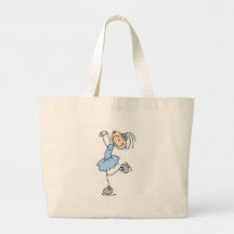 Ice Skating Girl In Blue Bag