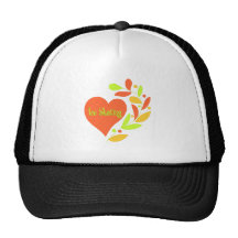 Ice Skating Heart Hat