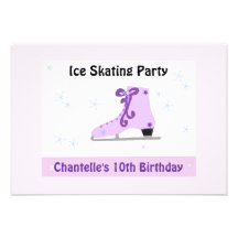 Ice Skating Party Invitation