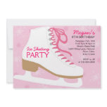 Ice Skating Party Invitations - Pink