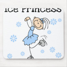 ICE SKATING PRINCESS MOUSE MATS