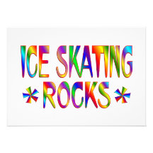 ICE SKATING ROCKS CUSTOM INVITE