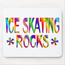 ICE SKATING ROCKS MOUSE PADS