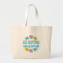Ice Skating Smiles Canvas Bag