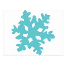 ice snow flake - snowflake post cards