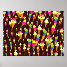 Ice Wallpaper Print